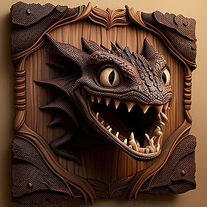 3D model st Toothless from How to train a dragon (STL)